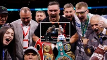 Hạ knock out Daniel Dubois, Oleksandr Usyk thống trị 4 đai vô địch quyền Anh hạng nặng thế giới