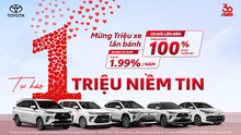 Doanh số tăng trưởng, Toyota tiếp tục duy trì ưu đãi lên đến 100% lệ phí trước bạ