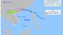 Cách Quảng Ninh - Hải Phòng khoảng 275 km, bão di chuyển hướng Tây Tây Nam, tốc độ 15–20 km/giờ