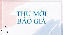 Thư mời đấu giá