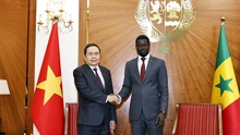 Chủ tịch Quốc hội Trần Thanh Mẫn hội kiến Tổng thống Senegal Bassirou Diomaye Faye