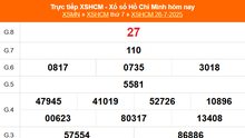 XSHCM 26/7 - XSTP thứ Bảy - Kết quả xổ số Hồ Chí Minh hôm nay ngày 26/7/2025
