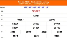 XSMB 26/7 - Kết quả Xổ số miền Bắc hôm nay 26/7/2025 - Kết quả XSMB thứ Bẩy ngày 26 tháng 7