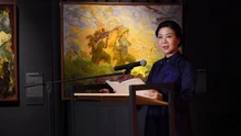 Khai mạc triển lãm tranh sơn mài Việt Nam tại Nga