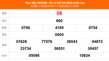 XSHCM 5/7 - XSTP thứ Bảy - Kết quả xổ số Hồ Chí Minh hôm nay ngày 5/7/2025