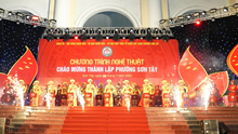 Lung linh đêm nghệ thuật chào mừng thành lập phường Sơn Tây