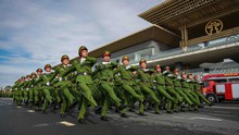 Công an Hà Nội hợp luyện lần 3 chuẩn bị cho Kỷ niệm 80 năm Cách mạng Tháng Tám và Quốc khánh 2/9