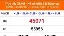 XSMB 11/8 - Kết quả Xổ số miền Bắc hôm nay 11/8/2025 - Kết quả XSMB thứ Hai ngày 11 tháng 8