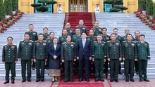 Chủ tịch nước Lương Cường tiếp Chủ nhiệm Tổng cục Chính trị Quân đội nhân dân Lào