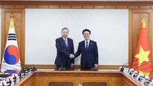 Tổng Bí thư Tô Lâm hội kiến Thủ tướng Hàn Quốc Kim Min Seok