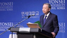 Tổng Bí thư Tô Lâm phát biểu chính sách tại Trường Đại học Yonsei của Hàn Quốc