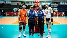 Liên đoàn bóng chuyền Việt Nam thông tin về việc Đặng Thị Hồng và Phương Quỳnh vắng mặt ở trận U21 Việt Nam thắng U21 Puerto Rico