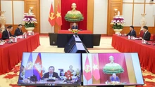 Tổng Bí thư Tô Lâm điện đàm với Chủ tịch Đảng Nhân dân Campuchia Hun Sen