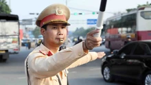 Hà Nội: Phân luồng giao thông phục vụ chương trình "Tự hào là người Việt Nam"
