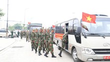 Đón đoàn Quân đội Campuchia sang Việt Nam tham gia diễu binh, diễu hành dịp Quốc khánh