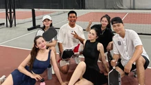 Chi Pu 'đu trend' cùng hội bạn thân, lấn sân pickleball