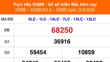 XSMB 19/8 - Kết quả Xổ số miền Bắc hôm nay 19/8/2025 - Kết quả XSMB thứ Ba ngày 19 tháng 8