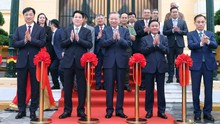 Tổng Bí thư và Chủ tịch nước dự Lễ bàn giao Trụ sở làm việc Cơ quan Chủ tịch nước