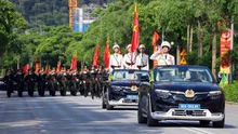 Lực lượng Công an hợp luyện, sẵn sàng cho diễu binh, diễu hành Kỷ niệm 80 năm Cách mạng tháng Tám và Quốc khánh 2/9