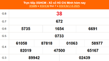 XSHCM 2/8 - XSTP thứ Bảy - Kết quả xổ số Hồ Chí Minh hôm nay ngày 2/8/2025