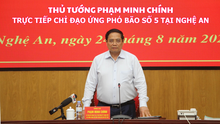 Thủ tướng Phạm Minh Chính trực tiếp chỉ đạo ứng phó bão số 5