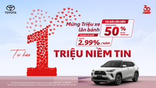 Toyota cán mốc 1 triệu xe tại Việt Nam, Yaris Cross ghi dấu ấn nổi bật