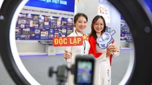 Khu trưng bày của TTXVN tại Triển lãm 80 năm thành tựu Đất nước thu hút đông đảo nhân dân