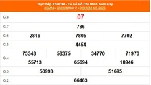 XSHCM 4/8 - XSTP thứ Hai - Kết quả xổ số Hồ Chí Minh hôm nay ngày 4/8/2025
