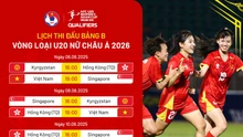 Xem trực tiếp bóng đá vòng loại U20 nữ châu Á 2026 ở đâu? VTV có trực tiếp U20 Việt Nam?