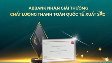 ABBANK nhận giải thưởng chất lượng thanh toán quốc tế xuất sắc từ ngân hàng Wells Fargo