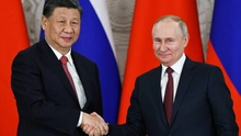 Chủ tịch Trung Quốc Tập Cận Bình và Tổng thống Nga Vladimir Putin điện đàm
