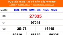 XSMB 1/9 - Kết quả Xổ số miền Bắc hôm nay 1/9/2025 - Kết quả XSMB thứ Hai ngày 1 tháng 9