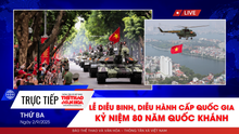 Cập nhật thông tin về Lễ diễu binh, diễu hành cấp quốc gia, kỷ niệm 80 năm Quốc khánh