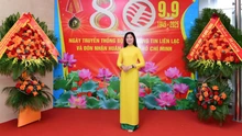 Hoa khôi bóng chuyền Phạm Thị Yến chia sẻ niềm vui trong sự kiện trọng đại