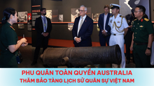 Phu quân Toàn quyền Australia thăm Bảo tàng Lịch sử Quân sự Việt Nam