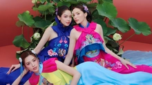 Tiểu Vy - Thanh Thủy - Kỳ Duyên: Nàng thơ của Linh San trong show Lụa Là Trà Hoa