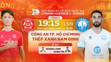 Lịch thi đấu bóng đá hôm nay 13/9: Trực tiếp Nam Định đấu với CA TPHCM, CAHN vs Hải Phòng