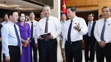 Tổng Bí thư và Chủ tịch Quốc hội dự Hội nghị chuyên đề Bình dân học vụ số - Quốc hội số