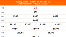 XSHCM 13/9 - XSTP thứ Bảy - Kết quả xổ số Hồ Chí Minh hôm nay ngày 13/9/2025