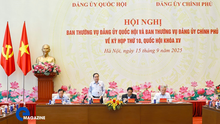 Chủ tịch Quốc hội và Thủ tướng chủ trì Hội nghị về Kỳ họp thứ 10, Quốc hội khoá XV