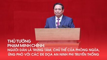 Thủ tướng Phạm Minh Chính: Người dân là trung tâm, chủ thể của phòng ngừa, ứng phó với các đe dọa an ninh phi truyền thống