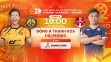 Link xem trực tiếp bóng đá Thanh Hóa vs Hải Phòng 18h00 hôm nay, V-League vòng 4