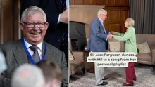 Xúc động khoảnh khắc Sir Alex Ferguson nhảy cùng fan MU mắc chứng mất trí nhớ