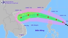 Siêu bão RAGASA chuyển hướng Tây Tây Bắc và có khả năng mạnh thêm