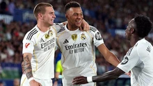 Song sát Vinicius-Mbappe tỏa sáng, Real Madrid xây chắc ngôi đầu La Liga