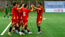 Tuyển trẻ Việt Nam thắng 4-0 đại diện của Trung Quốc ở giải đấu tại Hàn Quốc