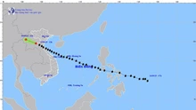Tin cuối cùng về bão số 10: Bão di chuyển sang khu vực Thượng Lào, suy yếu thành áp thấp nhiệt đới