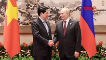 Chủ tịch nước Lương Cường hội kiến Tổng thống Nga Vladimir Putin