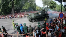 Đội hình diễu binh, diễu hành A80 hoàn thành nhiệm vụ, trở về đơn vị