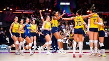 Brazil đánh bại Pháp, giành vé vào bán kết giải vô địch bóng chuyền nữ thế giới 2025